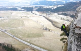 Hangsicherung Felsräumarbeiten Tirol